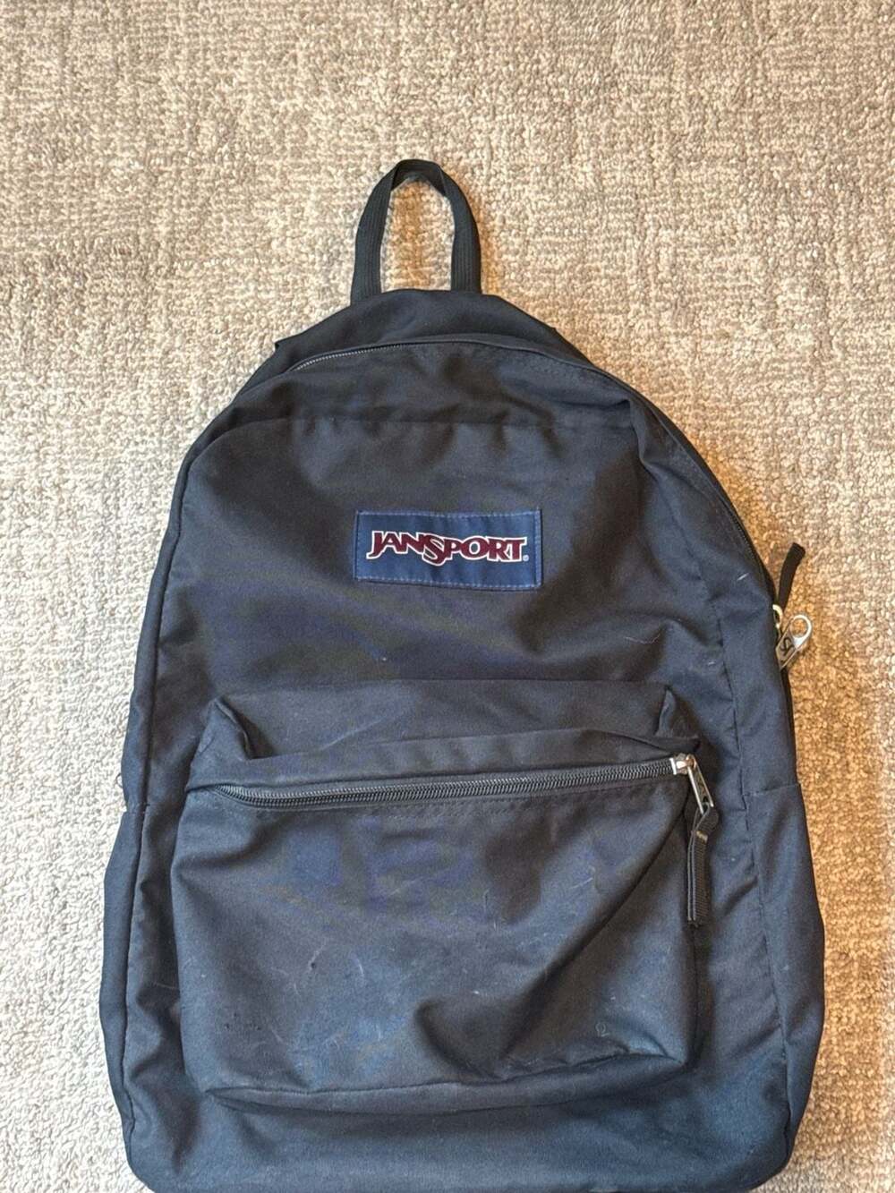 JanSport SuperBreak Classic Black Backpack Model JS00T501